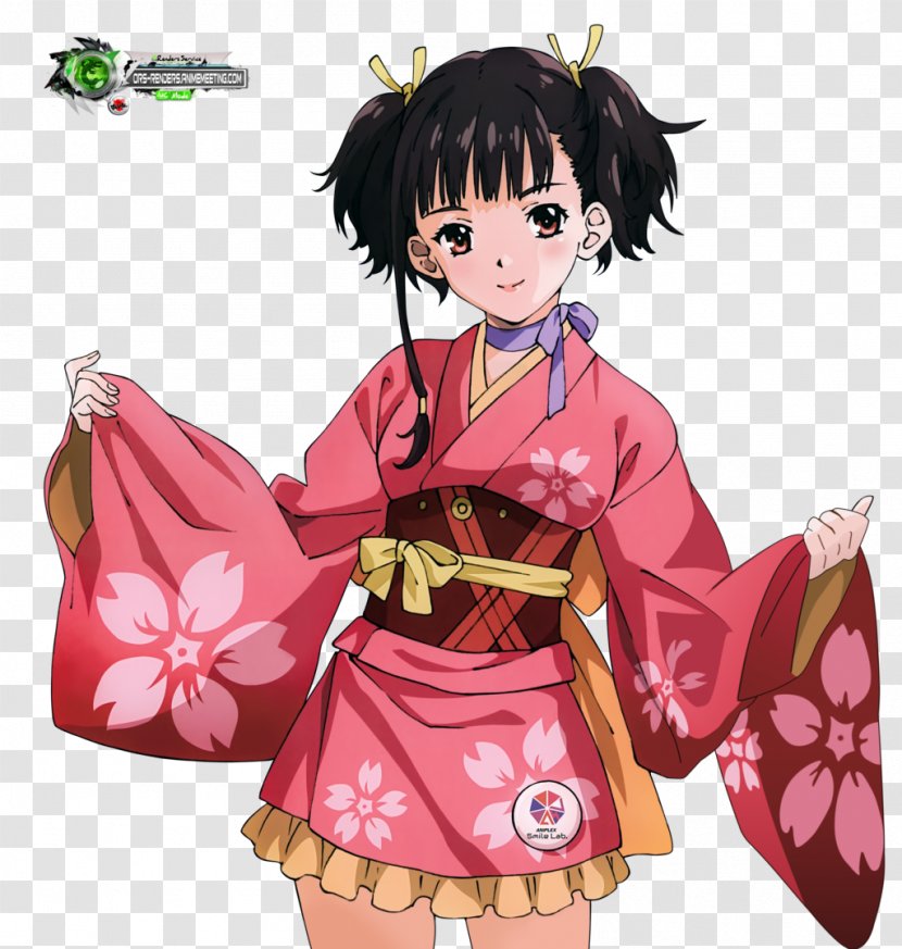 Kimono Cosplay Costume Clothing Yukata - Heart Transparent PNG