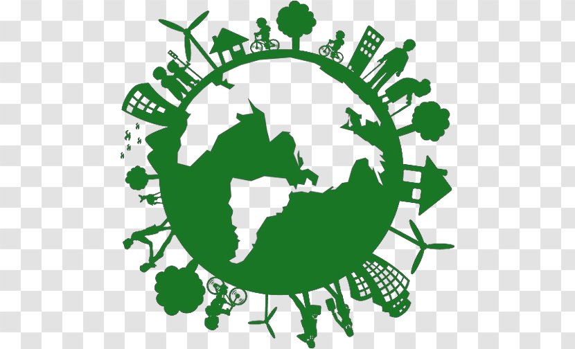 Green World Logo Circle Symbol Transparent PNG