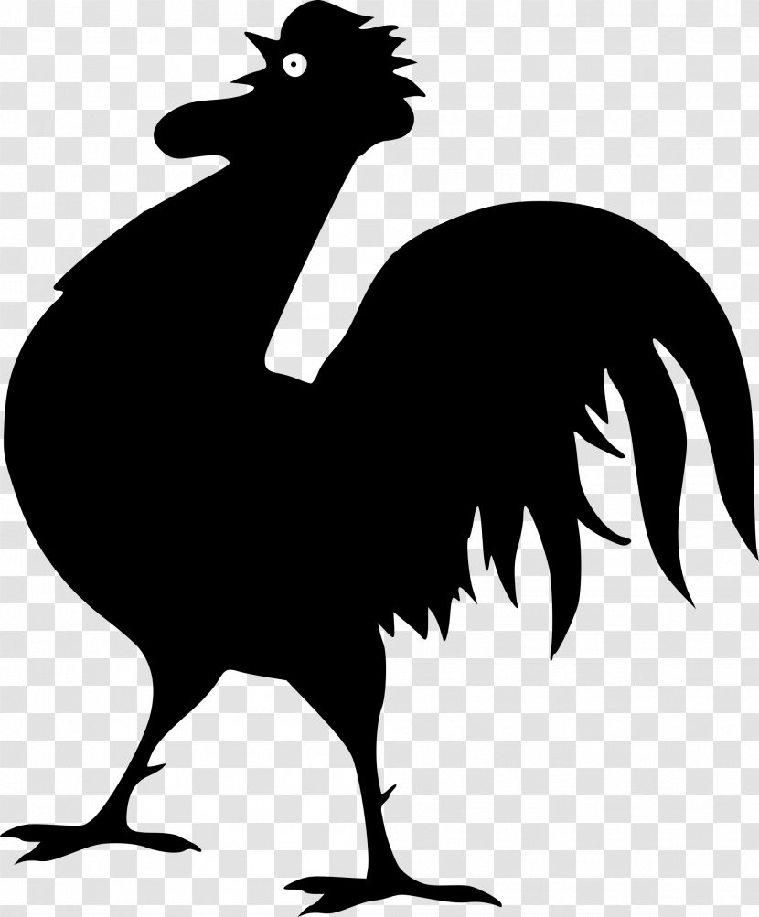 Chicken Silhouette Rooster Broiler - Meat Transparent PNG