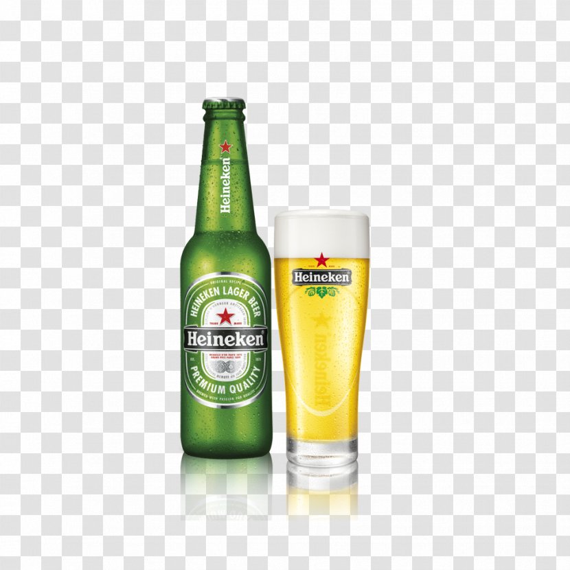 Pale Lager Heineken International Beer - Bottle - Pub Transparent PNG