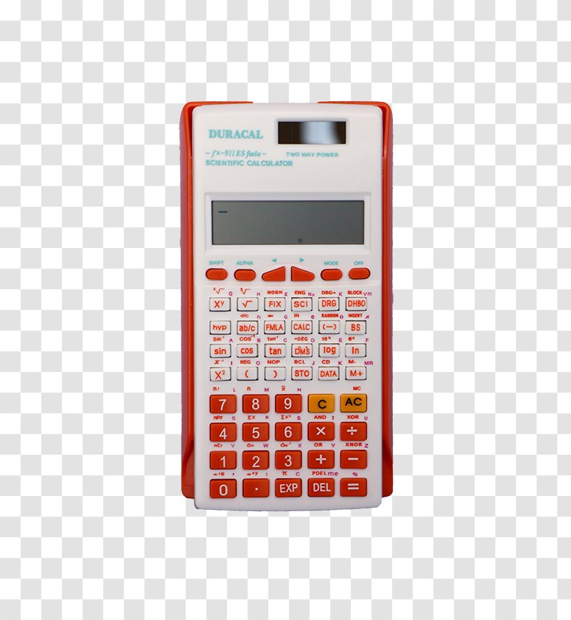 Scientific Calculator Graphing Science Casio - Electronics - Cover Fx Transparent PNG