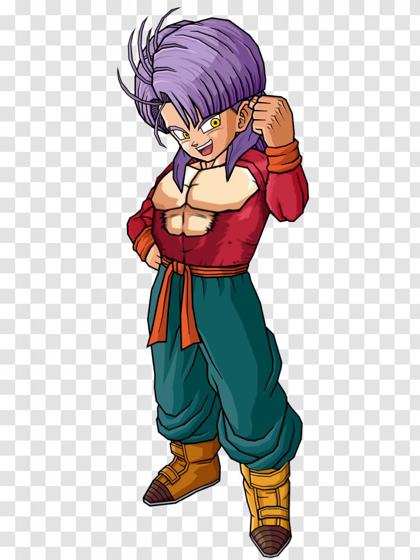 Trunks Gohan Goku Goten Vegeta - Watercolor - Dragon Ball Transparent PNG