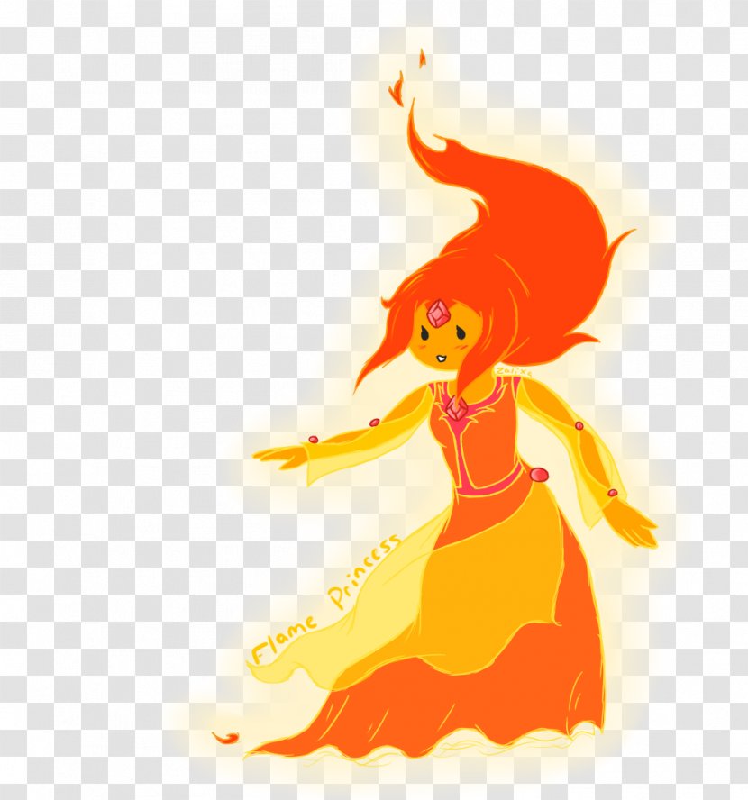 Flame Princess Finn The Human Lumpy Space Frost & Fire Desktop Wallpaper - Watercolor Transparent PNG