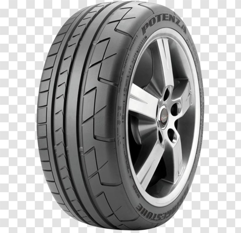 Car Bridgestone Run-flat Tire ADVAN - Tread Transparent PNG