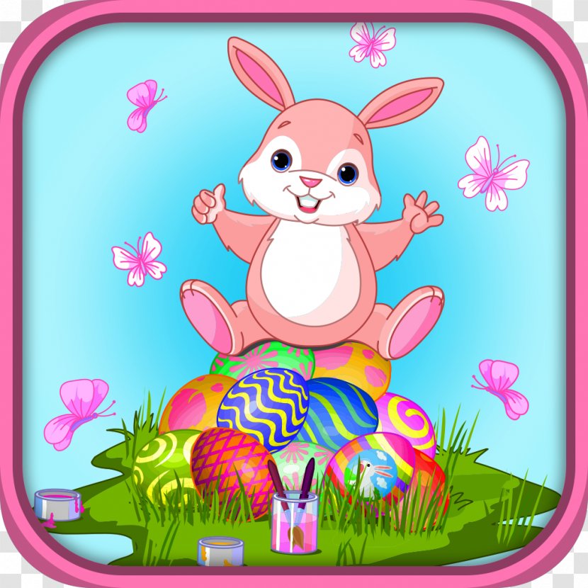 Easter Bunny Rabbit Egg Transparent PNG