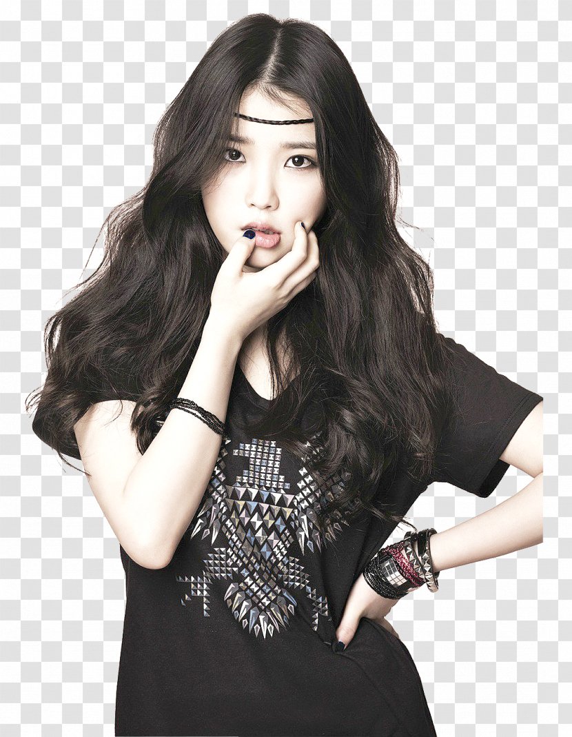 IU South Korea Female Desktop Wallpaper - Flower - Silhouette Transparent PNG