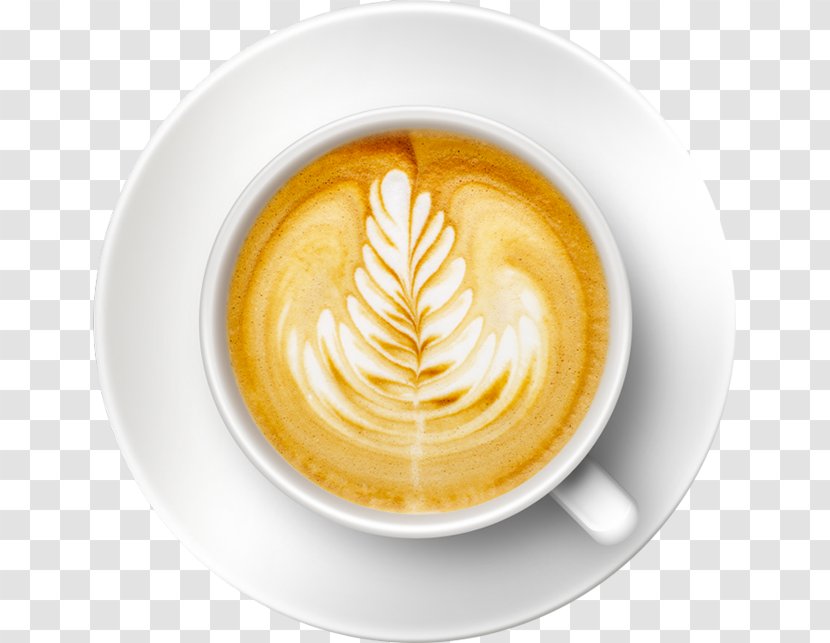 Latte Cappuccino Coffee Cafe Espresso - Drink Transparent PNG