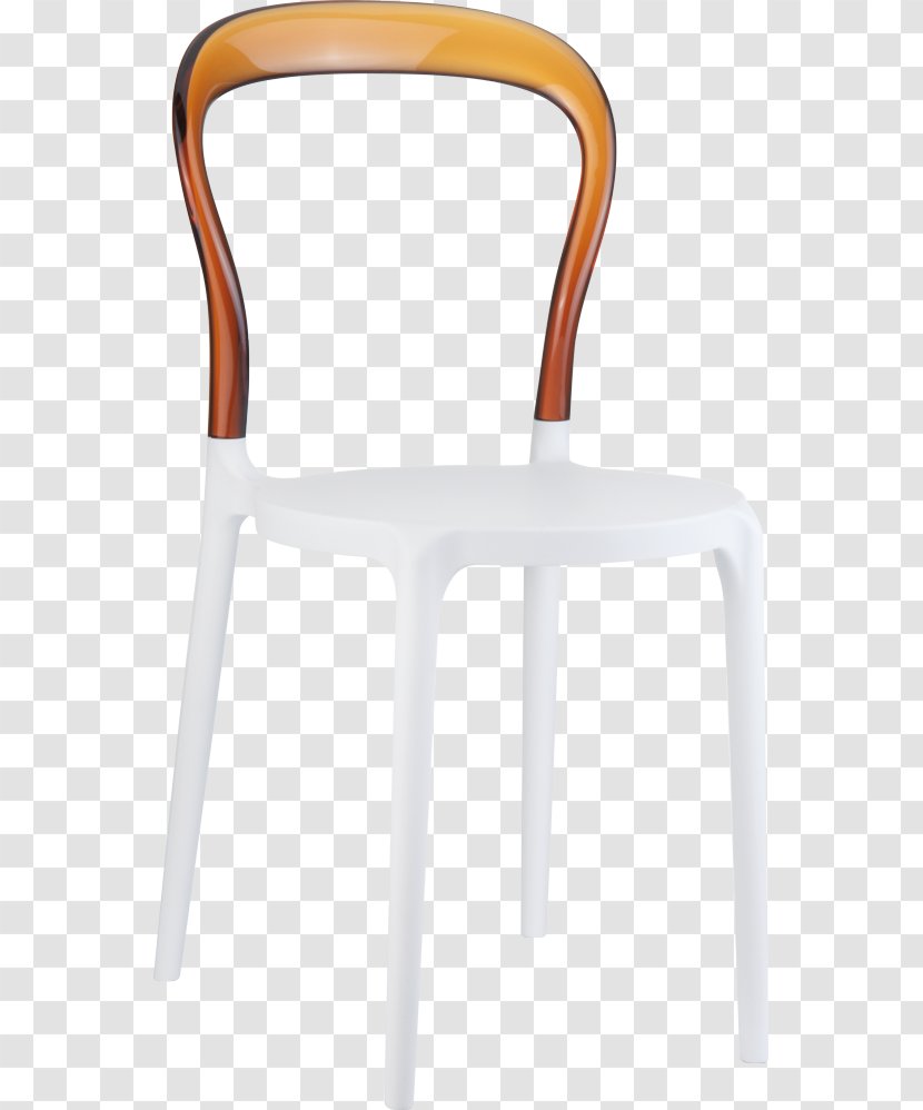 Chair Table Plastic White Color - Polypropylene Transparent PNG