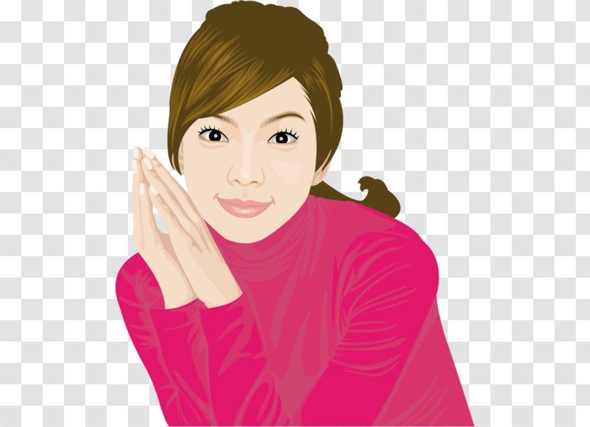 Cartoon Woman Download - Frame Transparent PNG