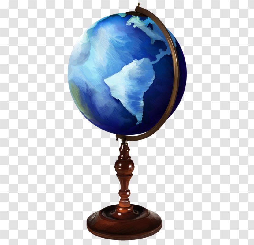 Globe - Blue - A Transparent PNG