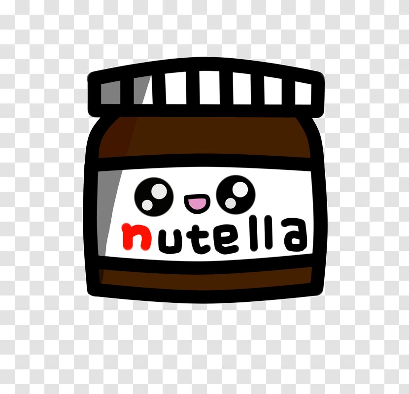 Nutella Kavaii Clip Art - Drawing - Nuttela Transparent PNG