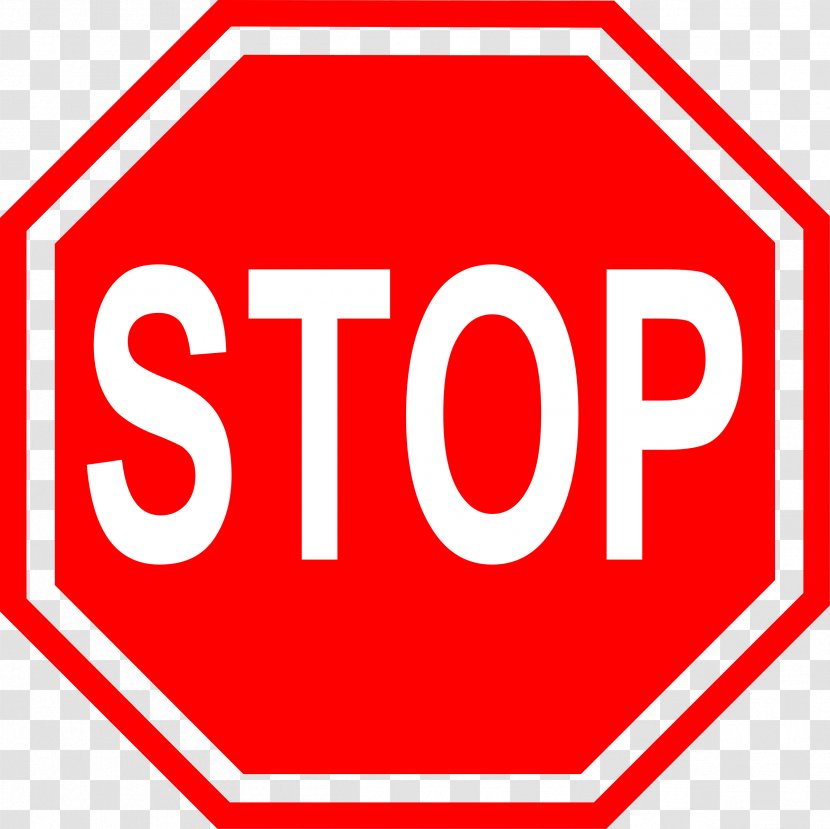 Stop Sign Free Content Traffic Clip Art - Red - Microsoft Safety Cliparts Transparent PNG