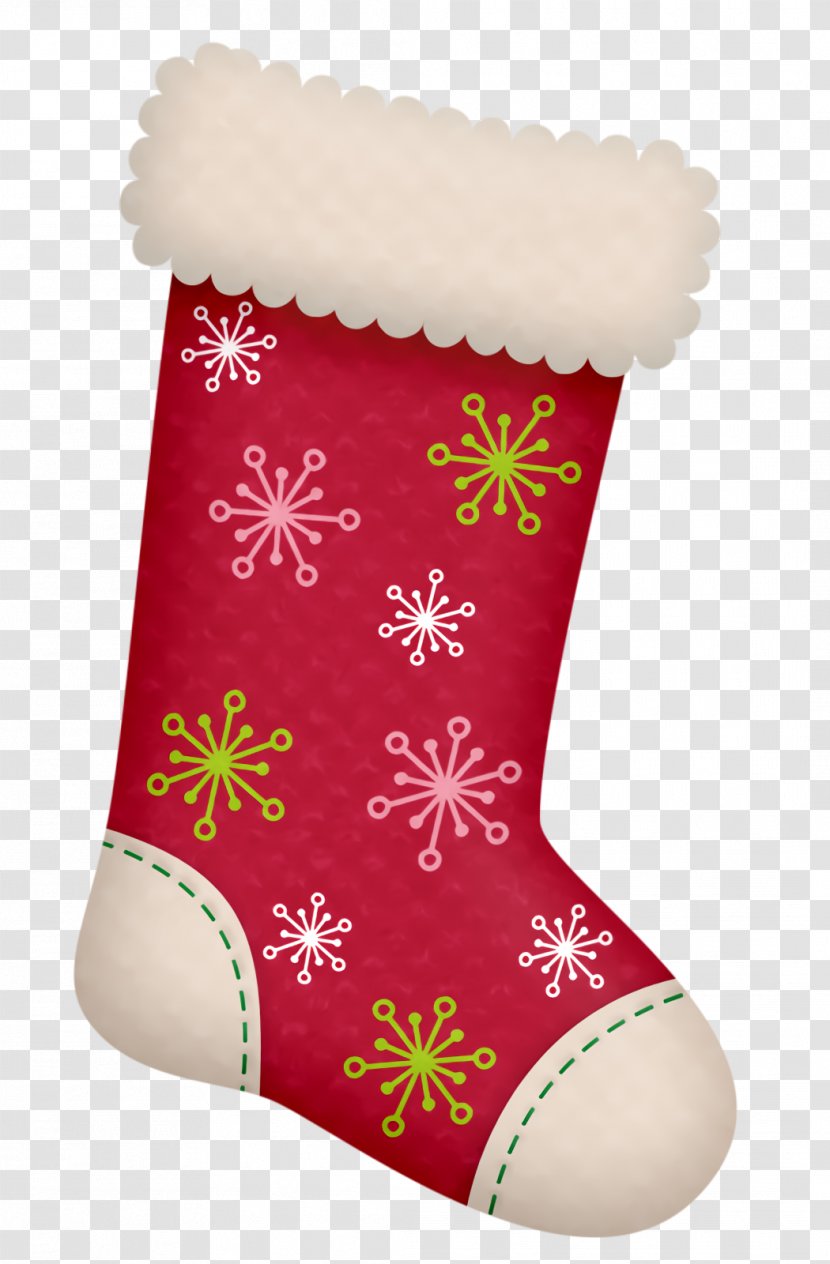 Christmas Stocking Socks - Decoration - Interior Design Snowflake Transparent PNG