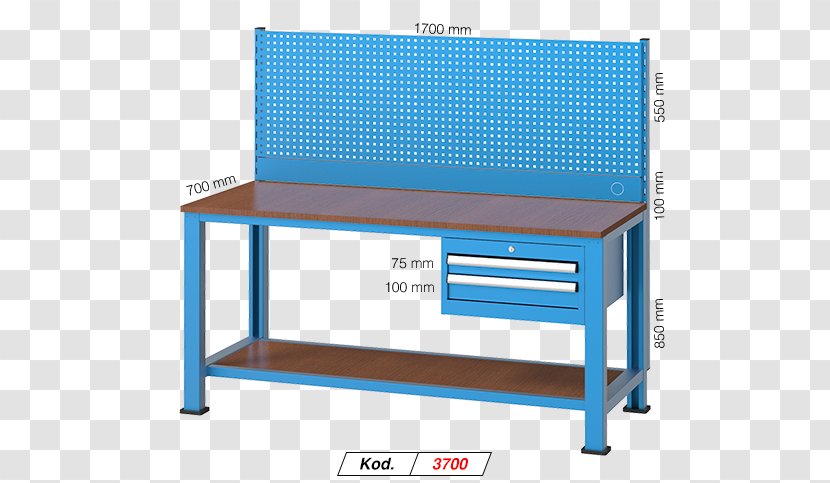 Table Industry Workbench Garden Furniture - Metal - Work Transparent PNG
