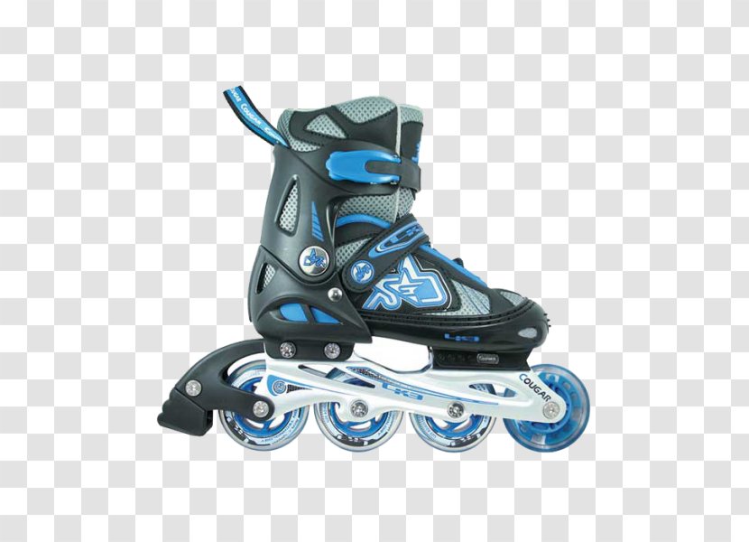 Roller Skates In-Line Skating Rollerblade Skateboarding - Electric Blue Transparent PNG