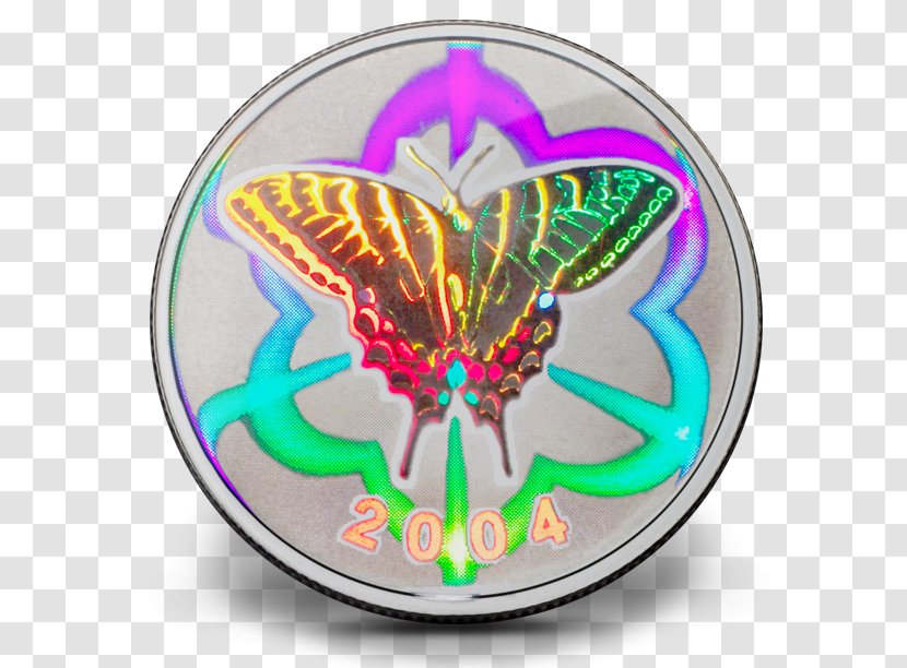 Swallowtail Butterfly Canada Coin Eastern Tiger - Silver Transparent PNG
