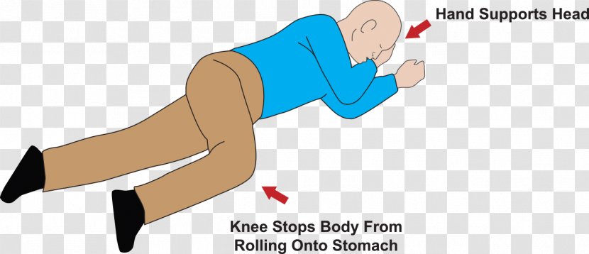 Recovery Position Cardiopulmonary Resuscitation Breathing First Aid Supplies Automated External Defibrillators - Cartoon - Respiratory Sounds Transparent PNG