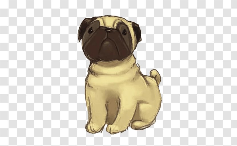 Pug Puppy Dog Breed Companion Toy - Like Mammal Transparent PNG