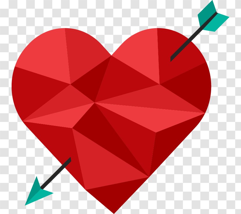Polygon Heart Euclidean Vector - Frame - He Was Shot In The Geometry Of Elements Love Transparent PNG