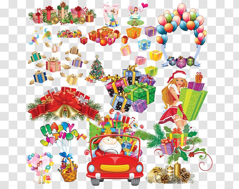 Santa Claus Christmas Tree Vecteur - Creative Transparent PNG