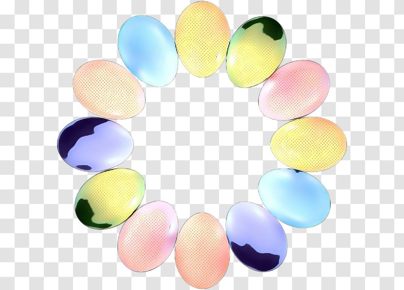 Easter Egg Background - Shaker Oval Transparent PNG