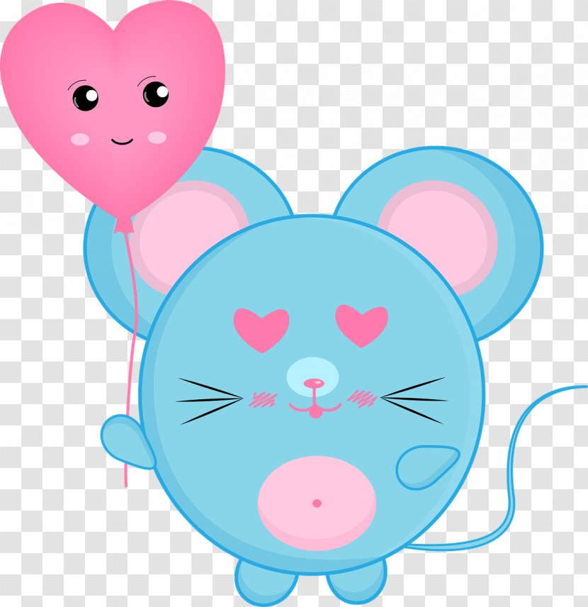 Computer Mouse Rat - Heart Transparent PNG