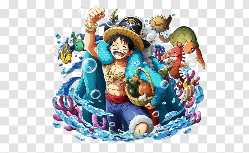 Monkey D. Luffy Boa Hancock One Piece Treasure Cruise Nami - Watercolor Transparent PNG