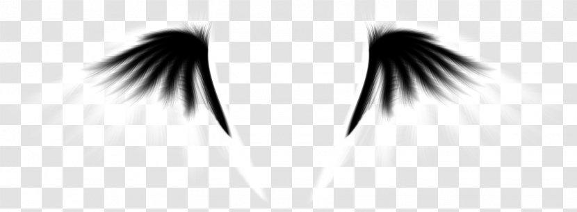 Black Eye White - Cartoon - And Wings Transparent PNG