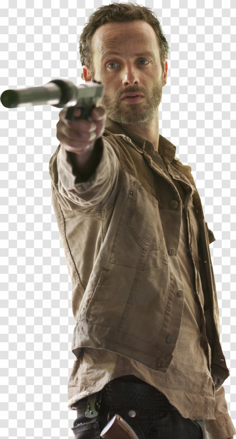 Andrew Lincoln The Walking Dead - T Shirt - Season 3 Rick Grimes Merle DixonDead Transparent PNG