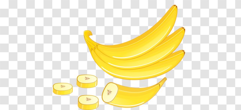 Banana Yellow Food Drawing Transparent PNG
