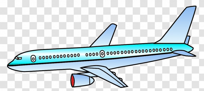 Boeing 767 Air Transportation Airplane Train - Aviation Transparent PNG