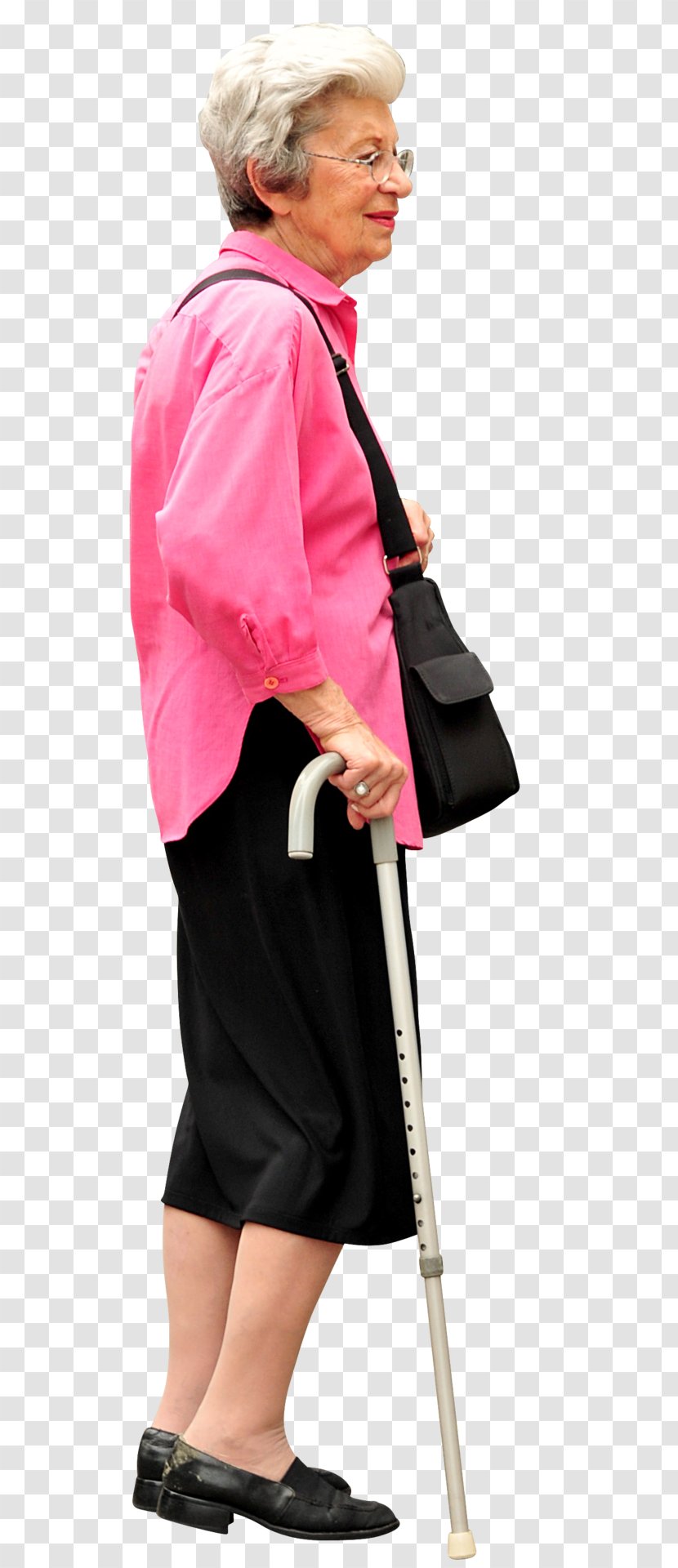 Architectural Rendering Walking Architecture - Pink - Old People Transparent PNG