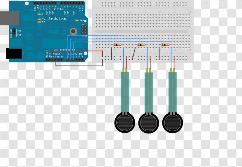 Arduino Sensor Light-emitting Diode Microcontroller Electronic Circuit - Electronics - Numbers Background Transparent PNG
