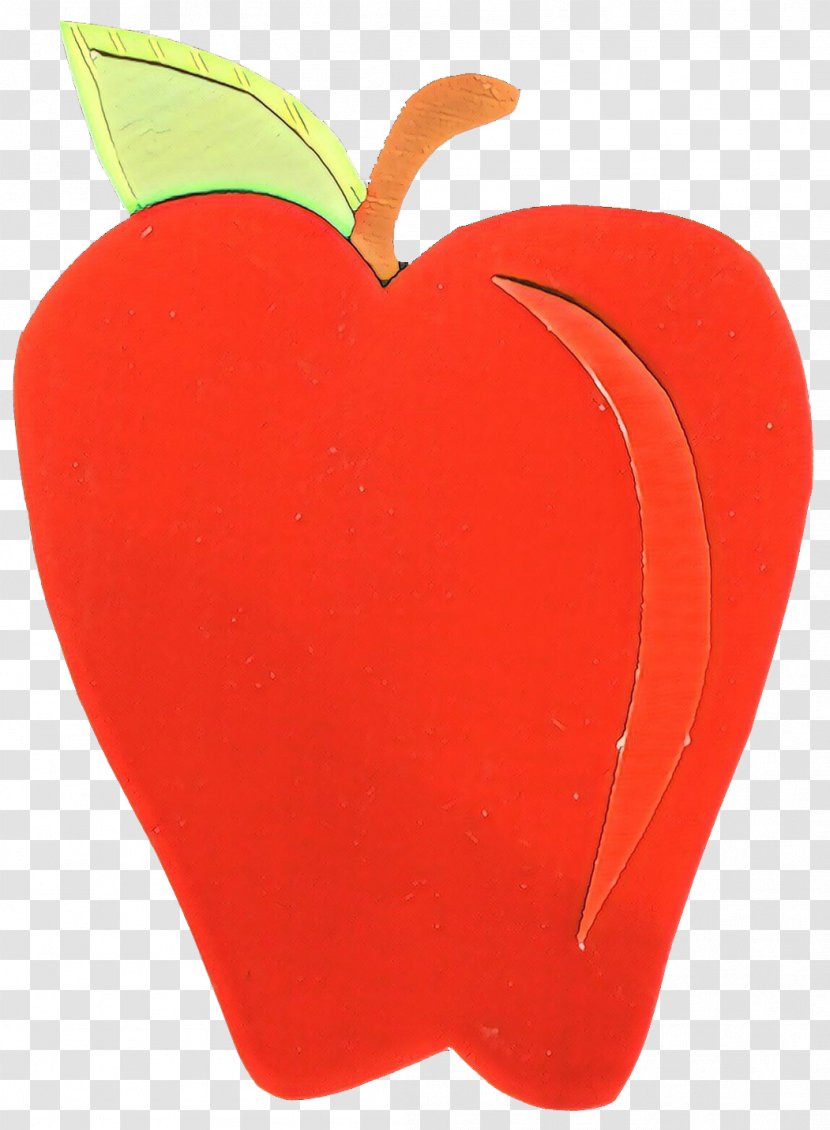 Heart Apple M-095 RED.M - Plant Transparent PNG