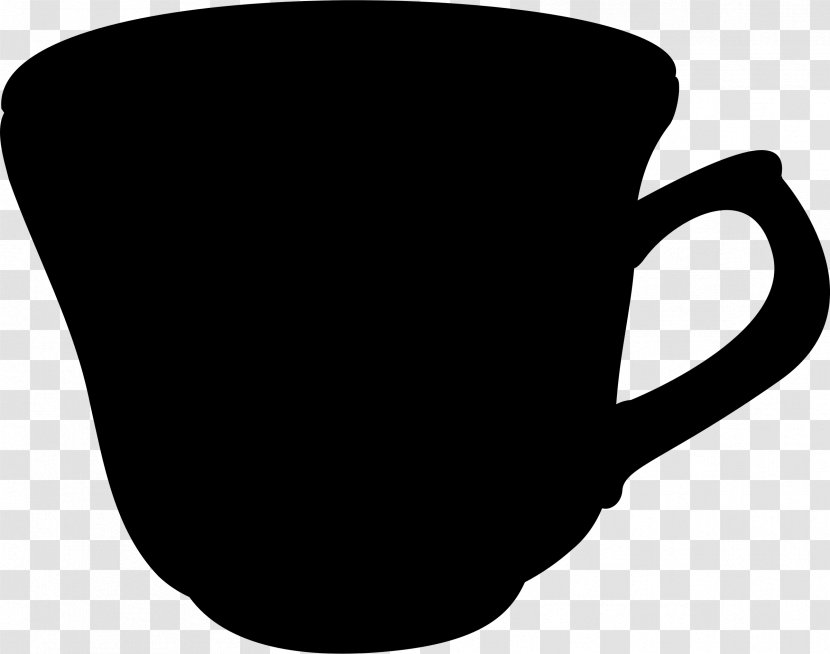 Coffee Cup Mug Teacup Clip Art - Black Transparent PNG