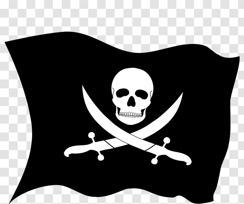 Jolly Roger Piracy Flag Clip Art - Calico Jack - Pirate Transparent PNG