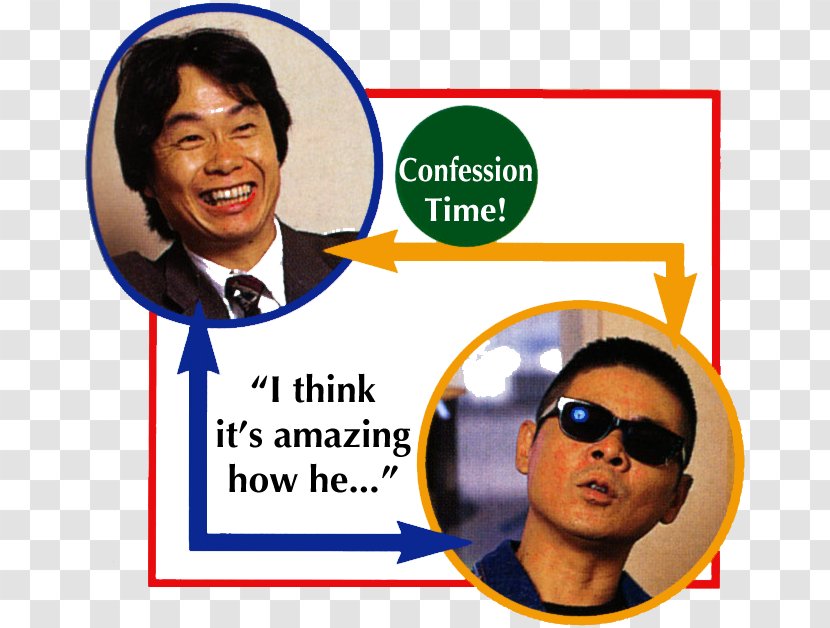 Shigesato Itoi Nintendo Dream Celebrity Glasses Magazine - Interview - Advertising Transparent PNG