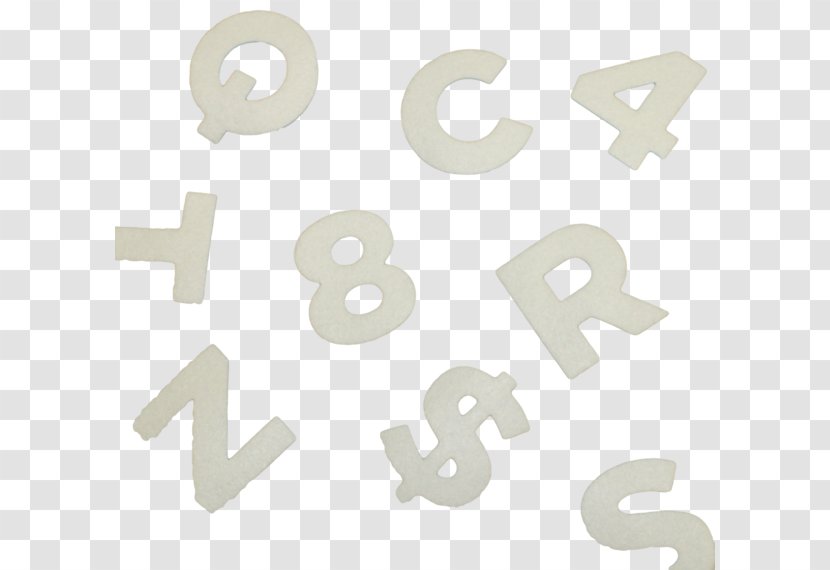 Number Material Craft Pressure-sensitive Adhesive - Felt - Numbers And Letters Transparent PNG