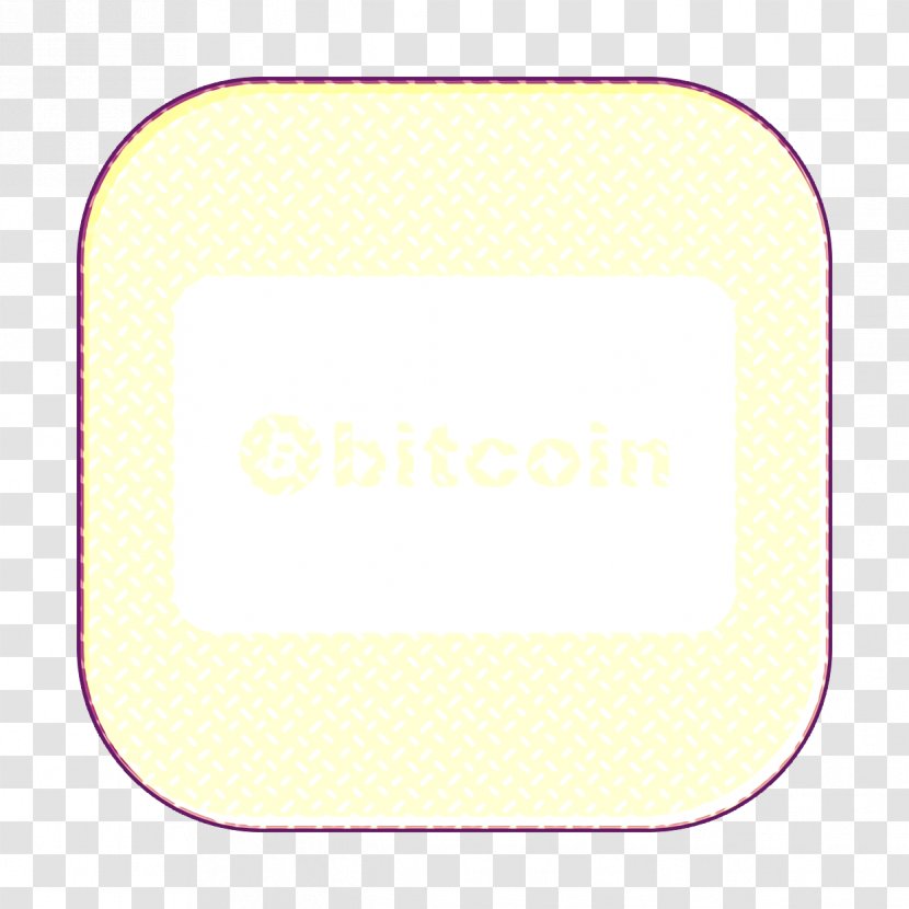 Bitcoin Icon Online Payment Transaction - Material Property Rectangle Transparent PNG