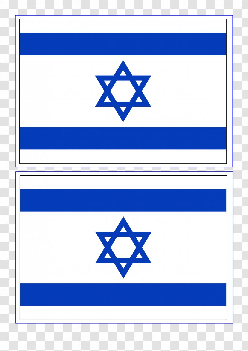 Flag Of Israel National - Area Transparent PNG