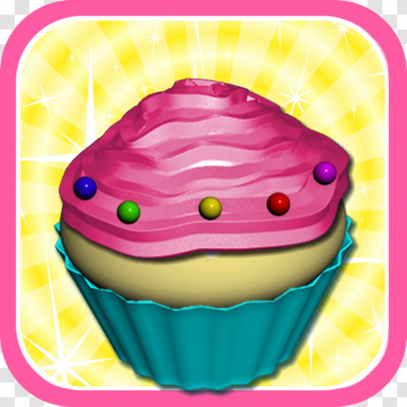 Cupcake Buttercream Magenta - Cake Transparent PNG