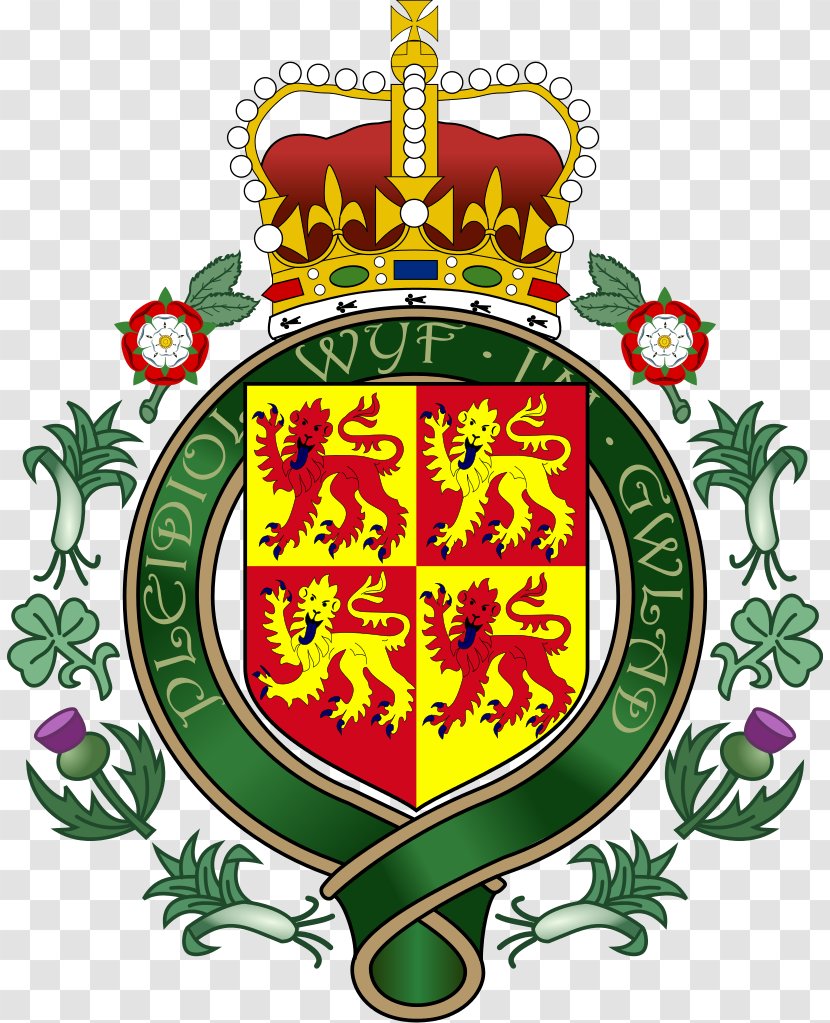 Royal Badge Of Wales Coat Arms The United Kingdom Welsh Heraldry - Crest Transparent PNG