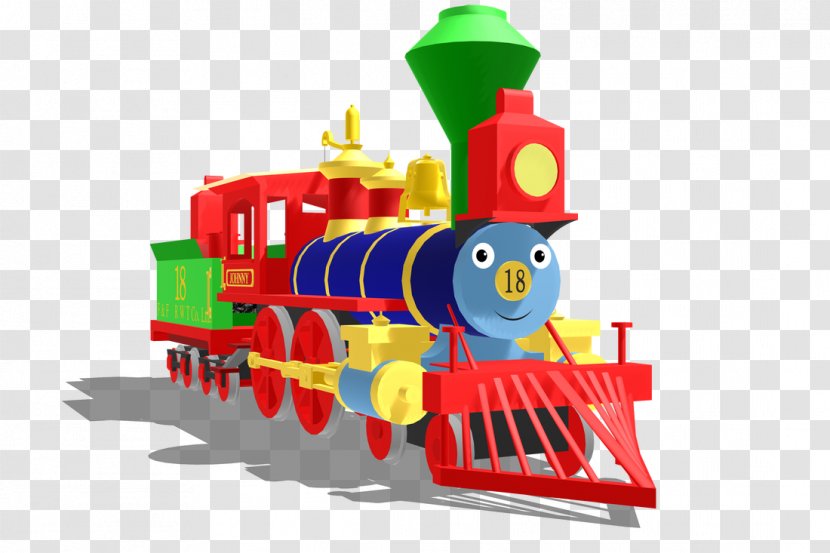 Rail Transport Train Steam Locomotive Casey Junior - Lego Transparent PNG