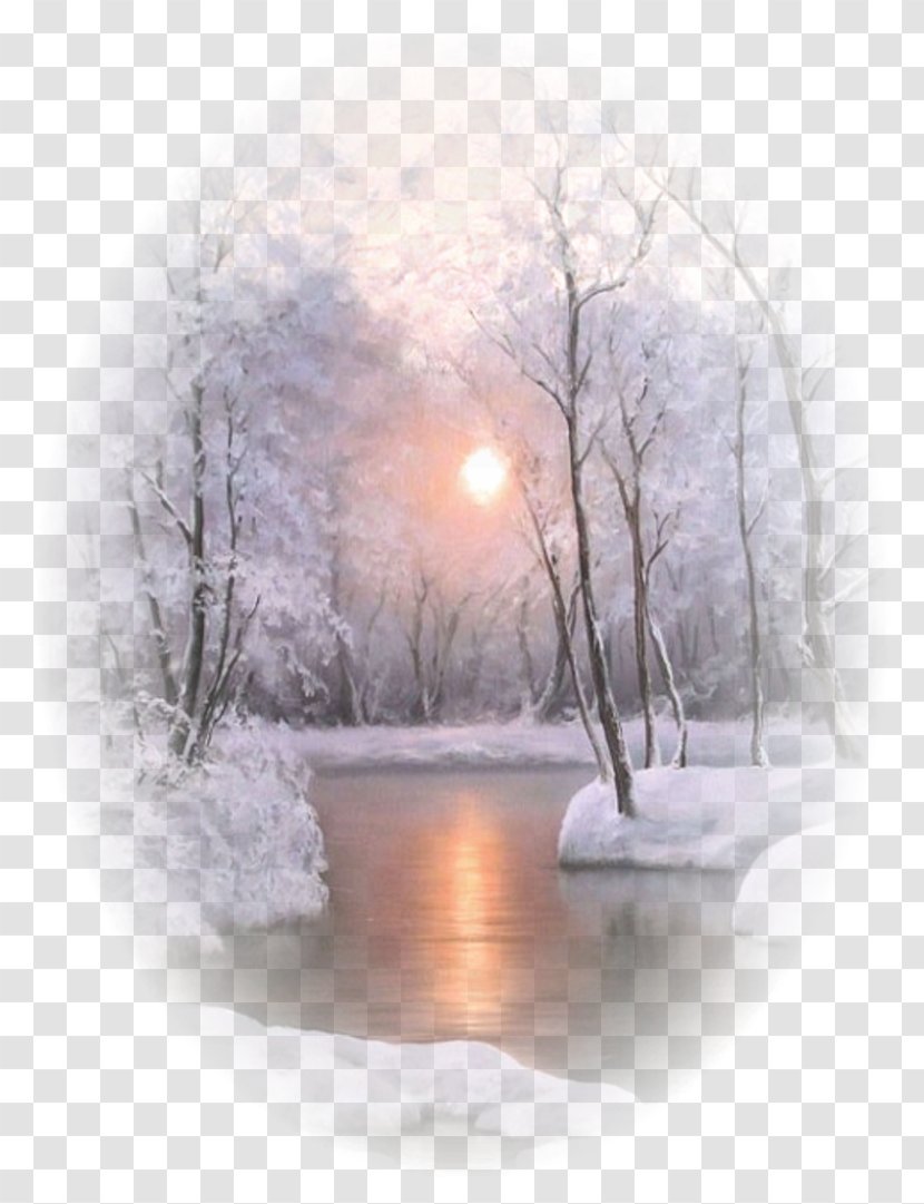 Painter Landscape Painting Art Realism - Tree - Winter Transparent PNG