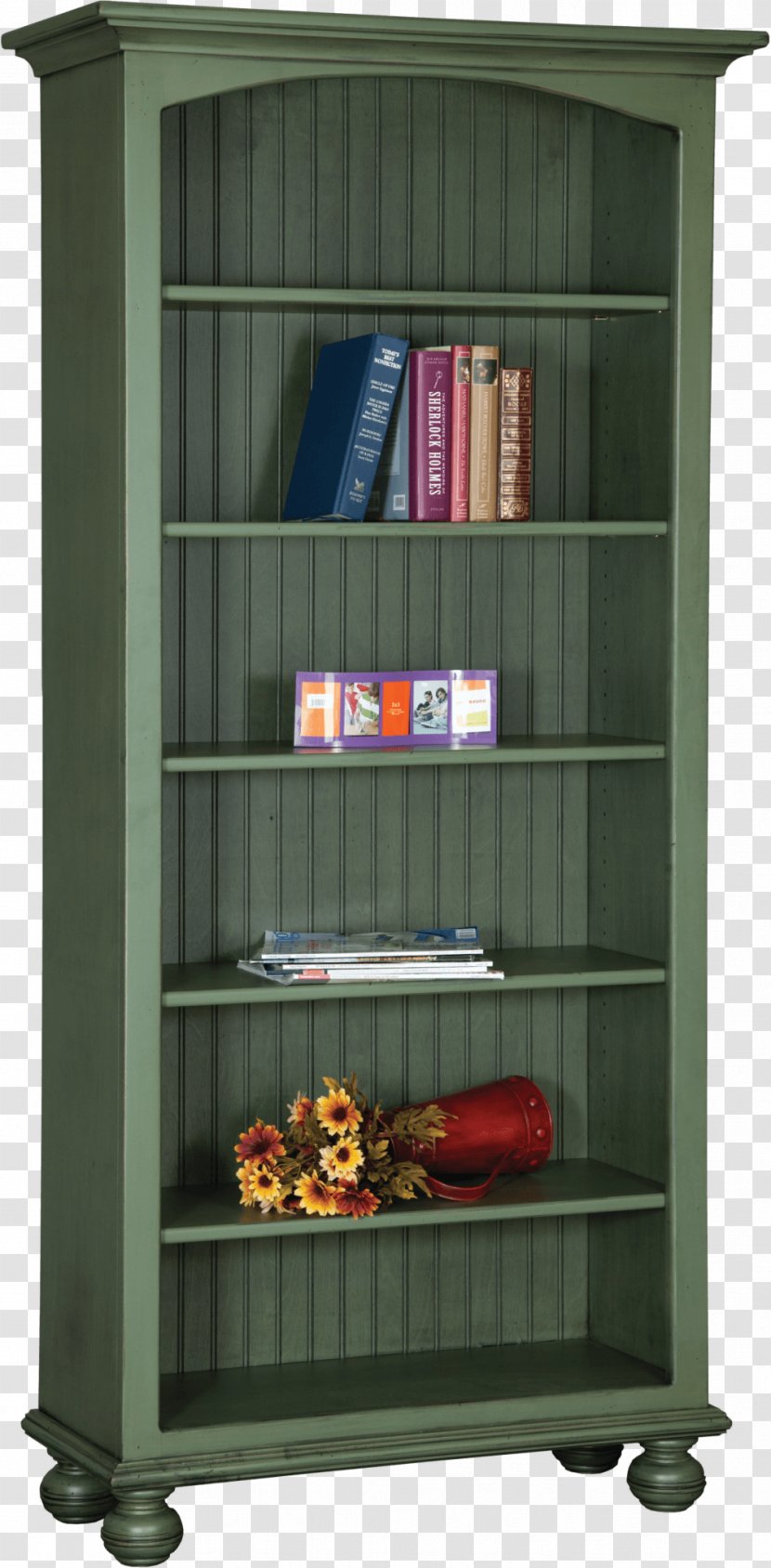 Bookcase Shelf Furniture Amish Display Case Transparent PNG