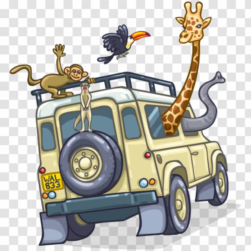 Cartoon 2018 Mercedes-Benz S-Class Land Rover - Safari Transparent PNG