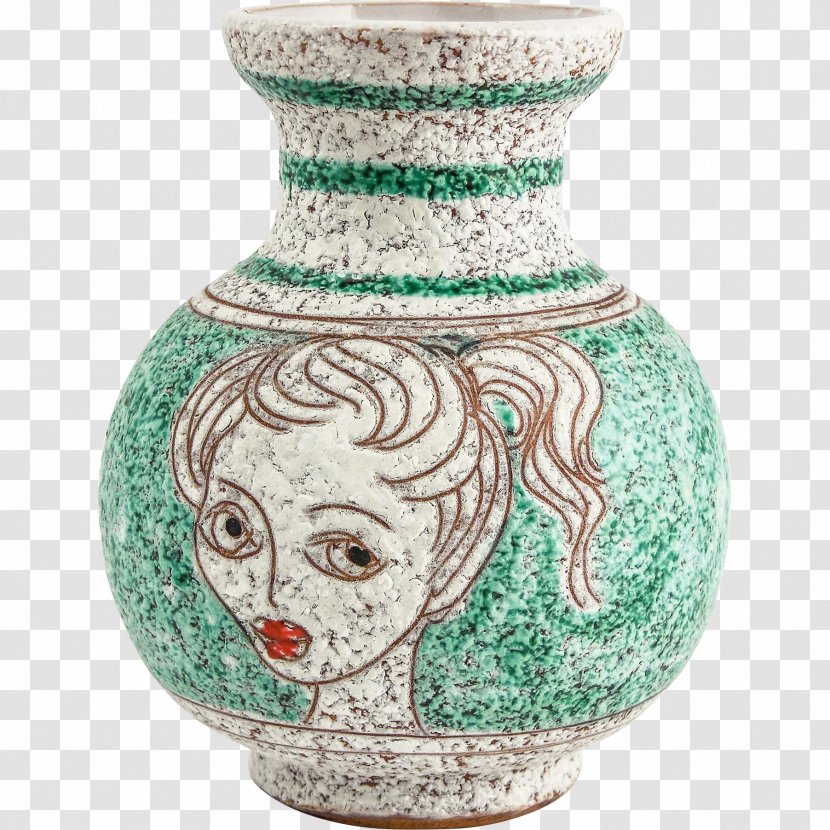 Vase Ceramic Pottery Italy Italian Art - Sgraffito Transparent PNG