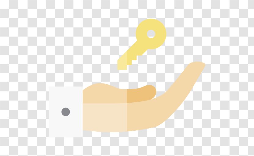 Material Pattern - Yellow - Hand And Keys Transparent PNG