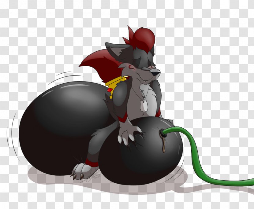 Balloon Gray Wolf Birthday Furry Fandom - Inflation - Body Transparent PNG