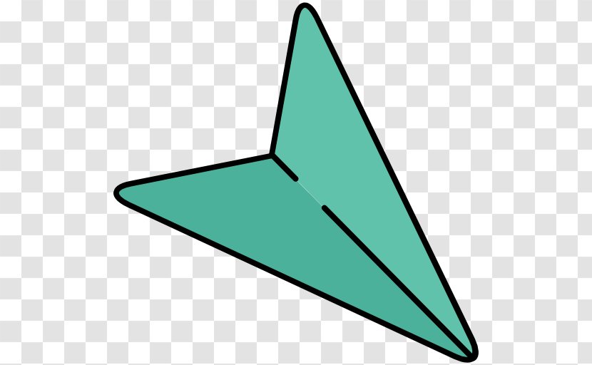 Line Angle Point Area Clip Art - Triangle - Painted Paperrplane Free Transparent PNG